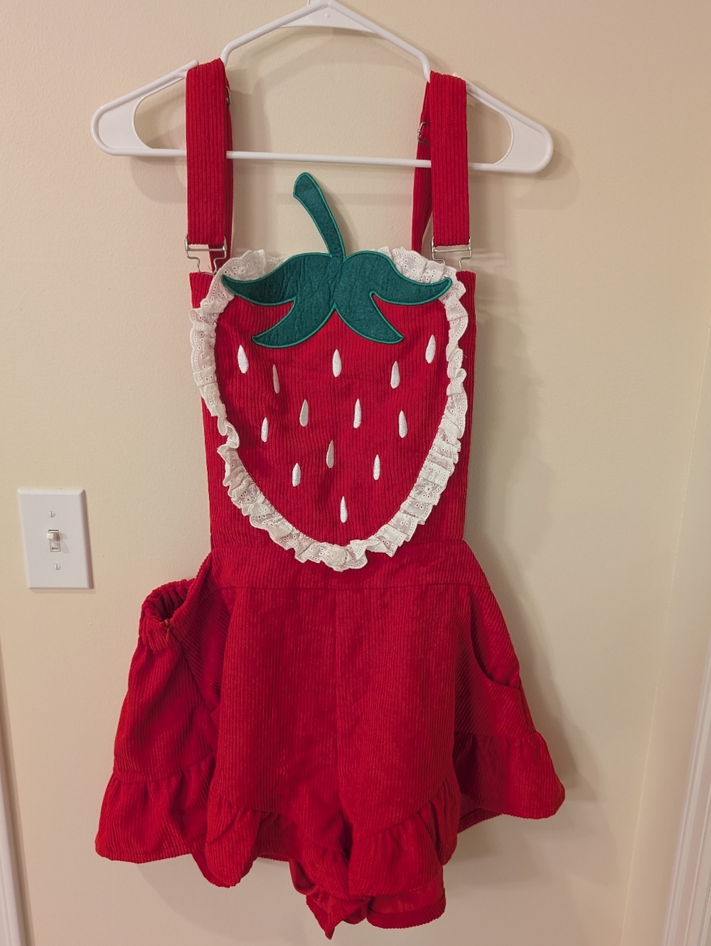 NWT | Miss Candyholic Strawberry Romper